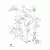 Схема вузла: Паливний бак Yamaha FZ8 FZ8 (Naked)