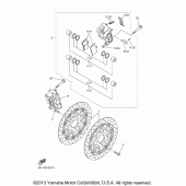 Схема узла: Передний тормоз Yamaha YZF-R1 R1S Limited Edition