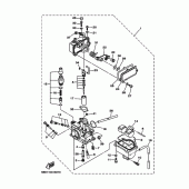 Схема вузла: Карбюратор Yamaha TTR110 TT-R110
