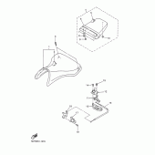 Схема вузла: Сидіння Yamaha YZF-R6/ YZF600 R6