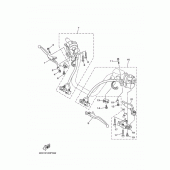 Схема вузла: Пульт керування рульовим та важелем Yamaha YP250 Majesty