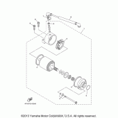 Схема вузла: Електричний стартер Yamaha TT-R250 TT-R250