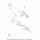 Схема вузла: Стартер електричний Yamaha XVS950 V-Star Tourer