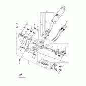 Схема вузла: Вихлопна система Yamaha YZF-R1 R1