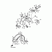 Схема вузла: Крило Yamaha XVZ1300 Royal Star Venture