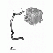 Схема узла: Система индукции воздуха Yamaha YZ450F YZ450F