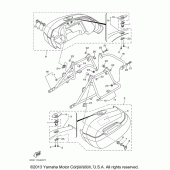 Схема вузла: Saddlebag (1) Yamaha XV1900 Stratoliner Midnight