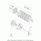 Схема вузла: Зчеплення Yamaha TTR125 TT-R125