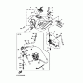 Схема узла: Топливный бак Yamaha TW200