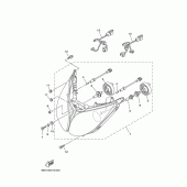 Схема вузла: Фара Yamaha XP500 T-MAX