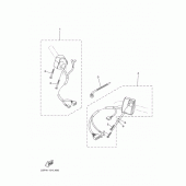 Схема узла: Пульт управления рулевой и Рычаг Yamaha XTZ1200 Super Tenere