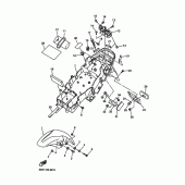 Схема вузла: Крило Yamaha YZF-R6/YZF600 R6