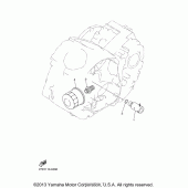 Схема узла: Масляный фильтр Yamaha XVS1300 Stryker