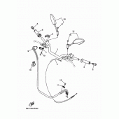 Схема вузла: Кермо та Тросики Yamaha FZ10/ MTN1000 MT-10 SP