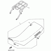 Схема узла: Сиденье Yamaha DT125 DT125R