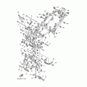 Схема вузла: Рама Yamaha XP500 T-MAX