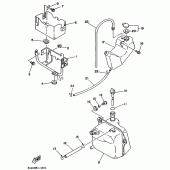 Схема вузла: Олійний бак Yamaha TDM850