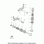 Схема вузла: Клапан Yamaha TW200