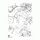Схема вузла: Крило Yamaha XVS650 V-Star Classic