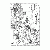 Схема вузла: Карбюратор Yamaha XVS1100 V-Star Silverado