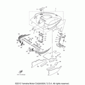 Схема узла: Топливный бак Yamaha XV1900 Stratoliner S