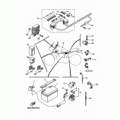 Схема вузла: Електроустаткування 1 Yamaha MT07/ MTT690 MT-07 Tracer