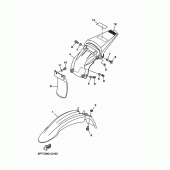 Схема вузла: Крило Yamaha TTR125 TT-R125