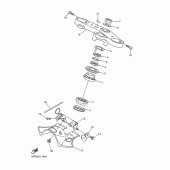 Схема вузла: Рульовий механізм Yamaha YZF-R6/YZF600 R6