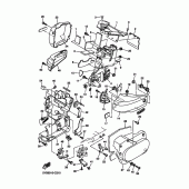 Схема вузла: Бічна кришка Yamaha XVS1100 Drag Star Classic