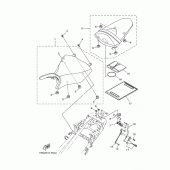 Схема узла: Сиденье Yamaha YZF-R25