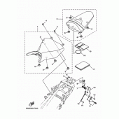 Схема вузла: Сидіння Yamaha YZF-R3