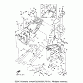 Схема узла: Крыло Yamaha FZ6 FZ6R
