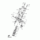 Схема вузла: Рульовий механізм Yamaha FZ1 FZ1 FAZER (S-TYPE ABS)