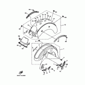 Схема узла: Крыло Yamaha XVS1100 V-Star Classic