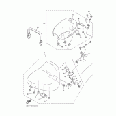 Схема узла: Сиденье Yamaha XVS650 Drag Star Classic