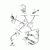 Схема вузла: Електроустаткування 2 Yamaha XT250 Serow