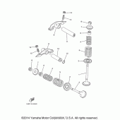 Схема вузла: Клапан Yamaha TW200