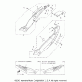 Схема узла: Боковая крышка Yamaha YZF600R Thundercat