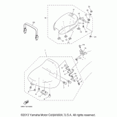Схема вузла: Сидіння Yamaha XVS650 V-Star Classic
