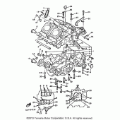 Схема узла: Картер двигателя Yamaha XVZ1300 Venture Royale