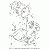 Схема вузла: Кришки картера Yamaha XVZ1300 Venture Royale