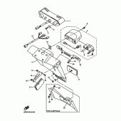 Схема вузла: Задній ліхтар (Стоп-сигнал) Yamaha YZF-R1 R1S