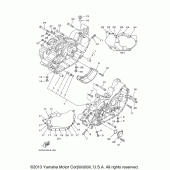 Схема узла: Картер двигателя Yamaha XV1700 Road Star Midnight
