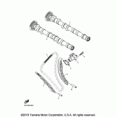 Схема узла: Распредвал и Цепь ГРМ Yamaha YZF-R1 R1S Limited Edition