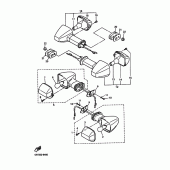 Схема узла: Поворотники Yamaha YZF-R7 R7