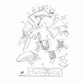 Схема вузла: Front body Yamaha XT125