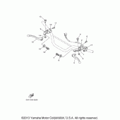 Схема вузла: Пульт управління рульовий та Важіль Yamaha TTR125 TT-R125
