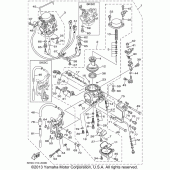 Схема вузла: Карбюратор Yamaha XVS1100 V-Star Classic