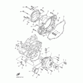 Схема узла: Крышки картера 1 Yamaha WR250 WR250F