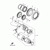 Схема узла: Привод стартера Yamaha XVS1100 Drag Star Classic